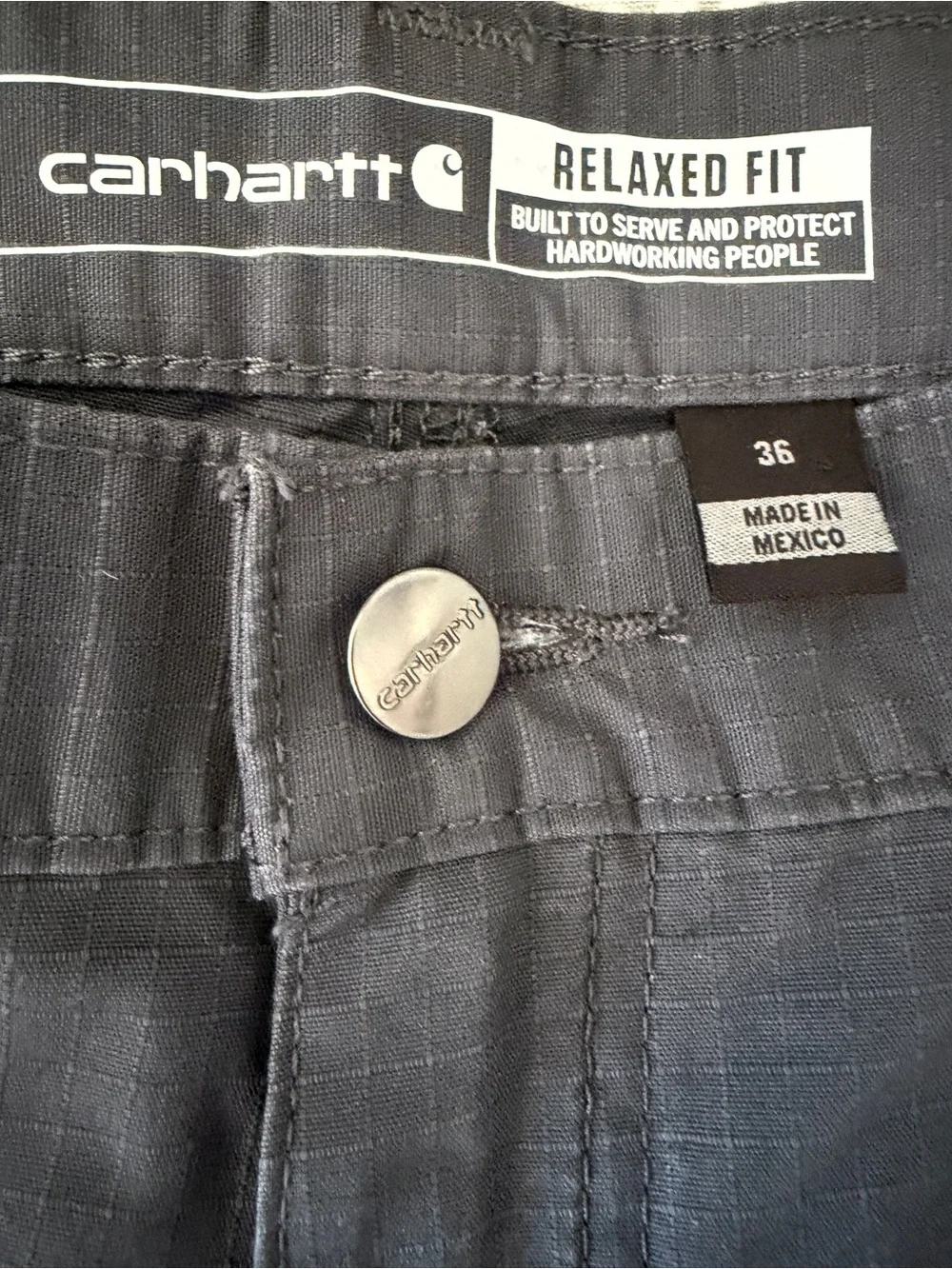 Carhartt Men’s Dark Charcoal Cargo Shorts